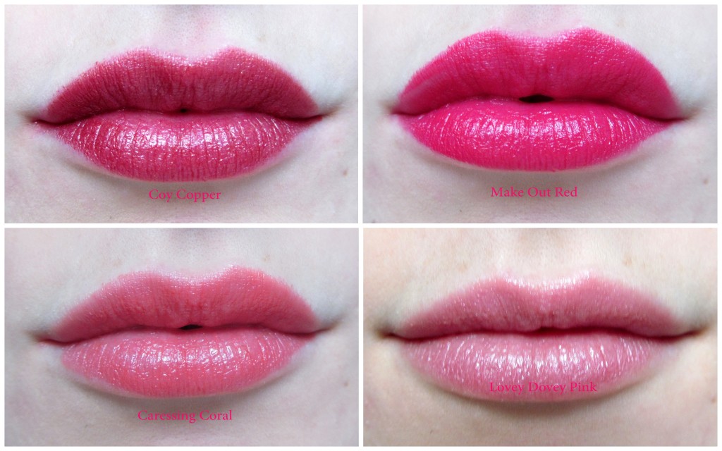 Totally Kissable Lipstick Swatches