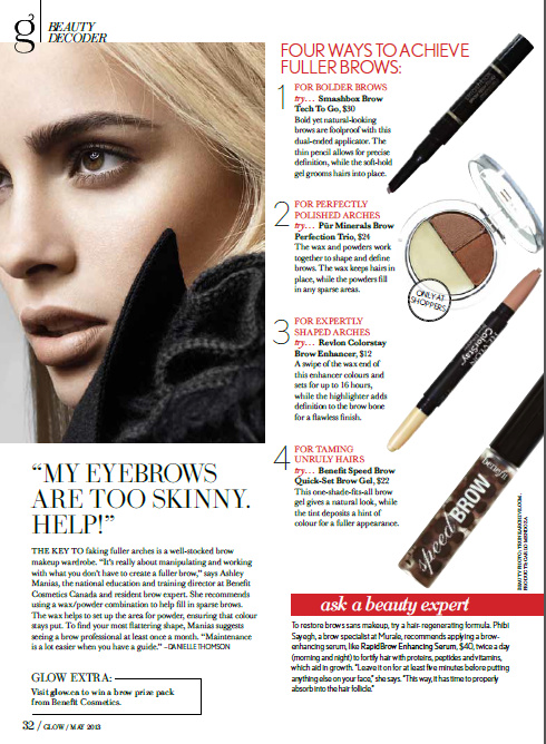 Glow Magazine Beauty Decoder May 2013