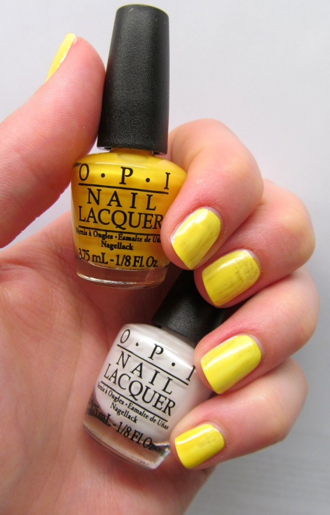 OPI Neon Revolution - OPI Don't Say It - Yellow It! 