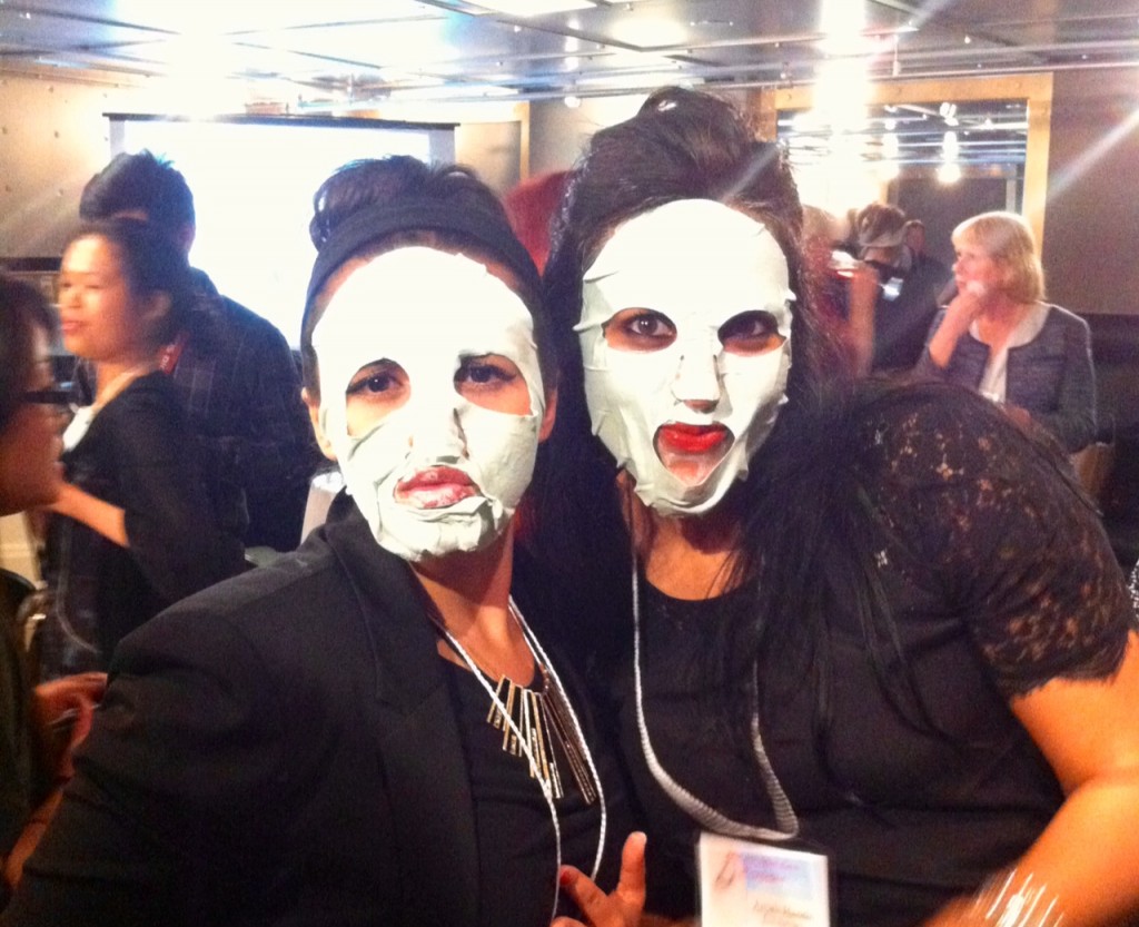 The lovely Rema and Anjali trying on Montagne Jeuness Clay Spa Masks