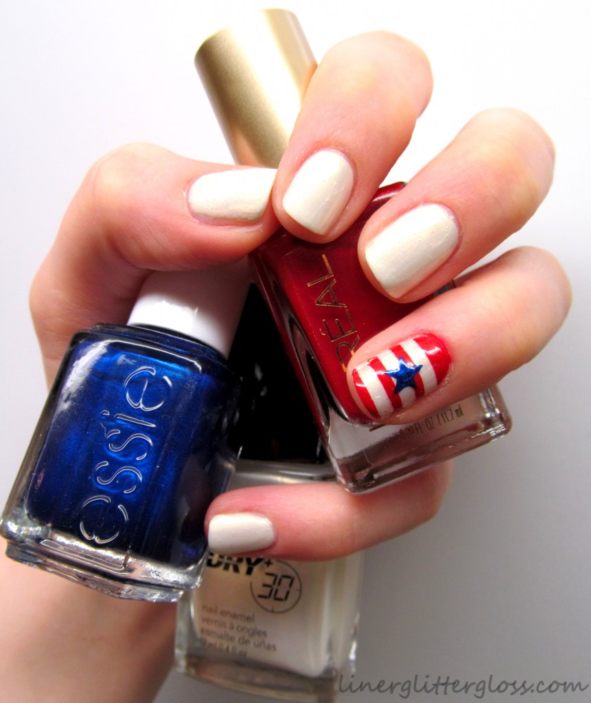 4th of July Nails, america nails, usa nails, 4th of july manicure, 4th of july nail art