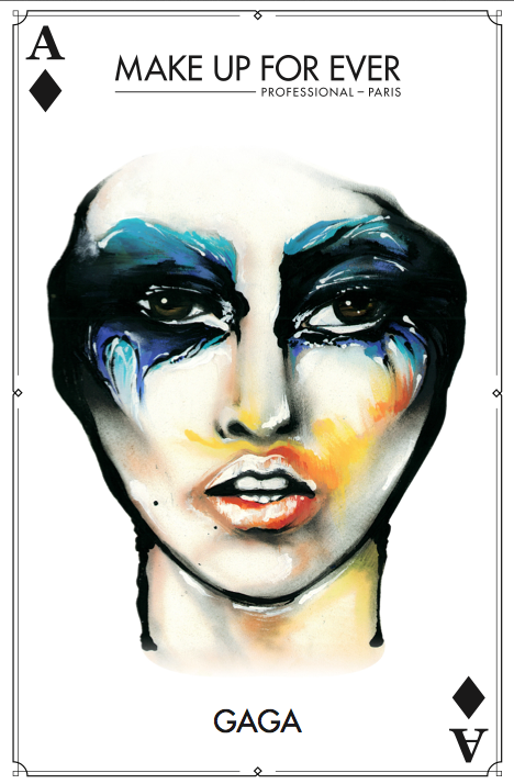 MAKE UP FOR EVER - Halloween Card - Gaga