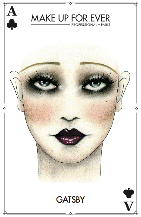 MAKE UP FOR EVER - Halloween Card - Gatsby
