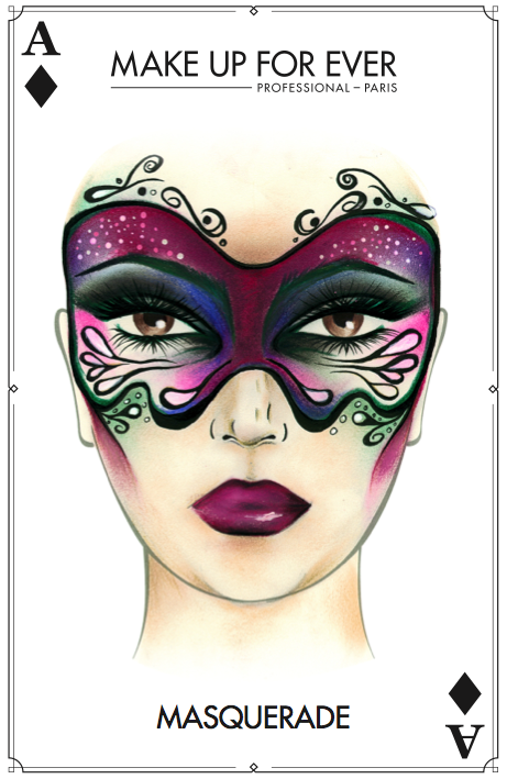 MAKE UP FOR EVER - Halloween Card - Masquerade