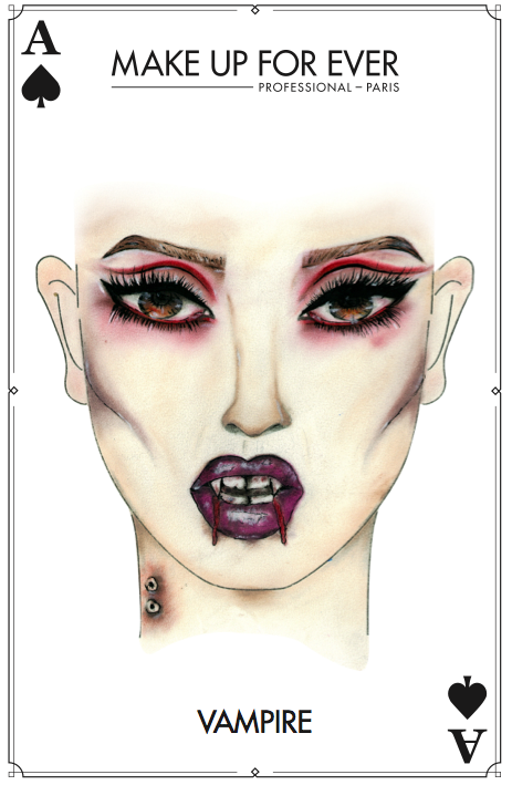 MAKE UP FOR EVER - Halloween Card - Vampire