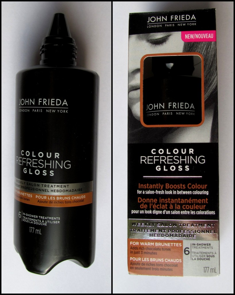 John Frieda colour refreshing gloss, colour refresh gloss, color refresh gloss, colour boost, hair dye, keep hair colour bright longer