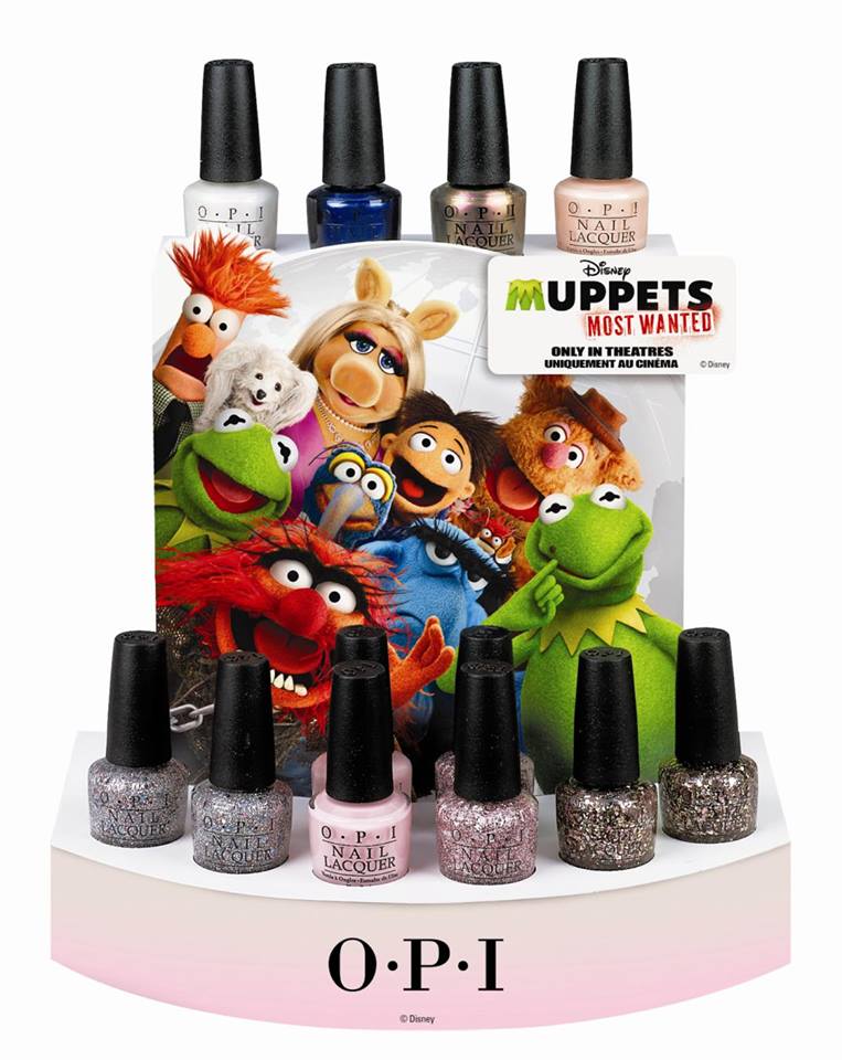 opi, opi muppets, opi muppets 2014, opi muppets most wanted, muppets nail polish