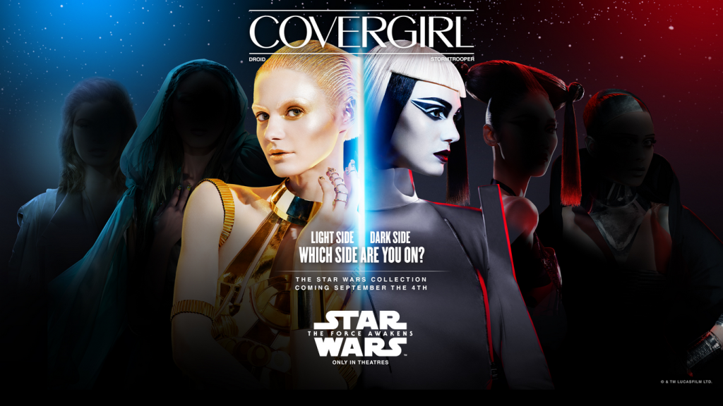 covergirl star wars, star wars makeup, covergirl star wars collection, droid makeup, stormtrooper makeup, covergirl star wars makeup collection available, when is the covergirl star wars makeup available, where to find star wars makeup, star wars makeup looks