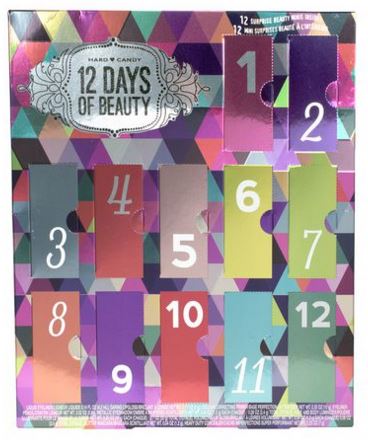 hard candy beauty, hard candy holiday 2015, hard candy advent calendar, , beauty advent calendar, fun advent calendar, holiday beauty, holiday makeup, holiday 2015, christmas present for beauty lover, christmas present for your girlfriend
