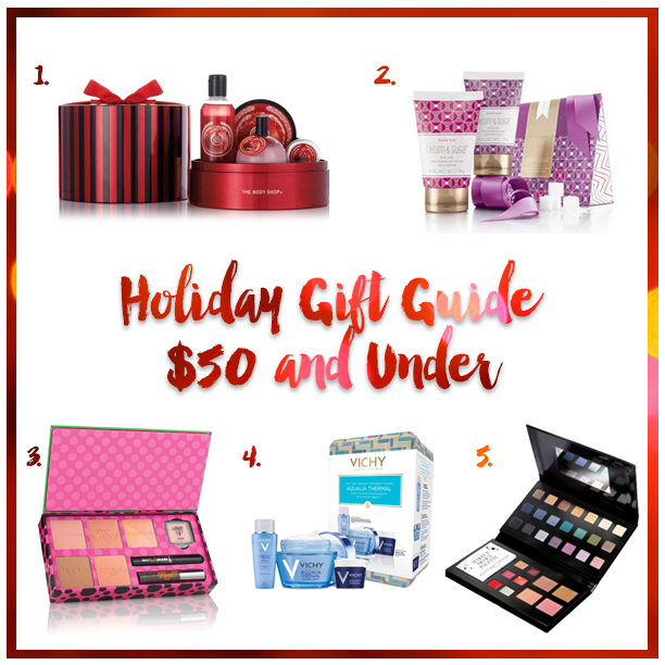 beauty gift guide, christmas presents for girls, what to buy my girlfriend for christmas, beauty christmas presents, christmas 2015 gift guide, the body shop frosted cranberry, the body shop frosted cranberry gift set, mary kay cream & sugar set, mary kay holiday set, benefit cosmetics real cheeky party, benefit cosmetics holiday 2015, benefit cosmetics blush set, vichy aqualia gift set, avon designer palette, avon eyeshadow palette