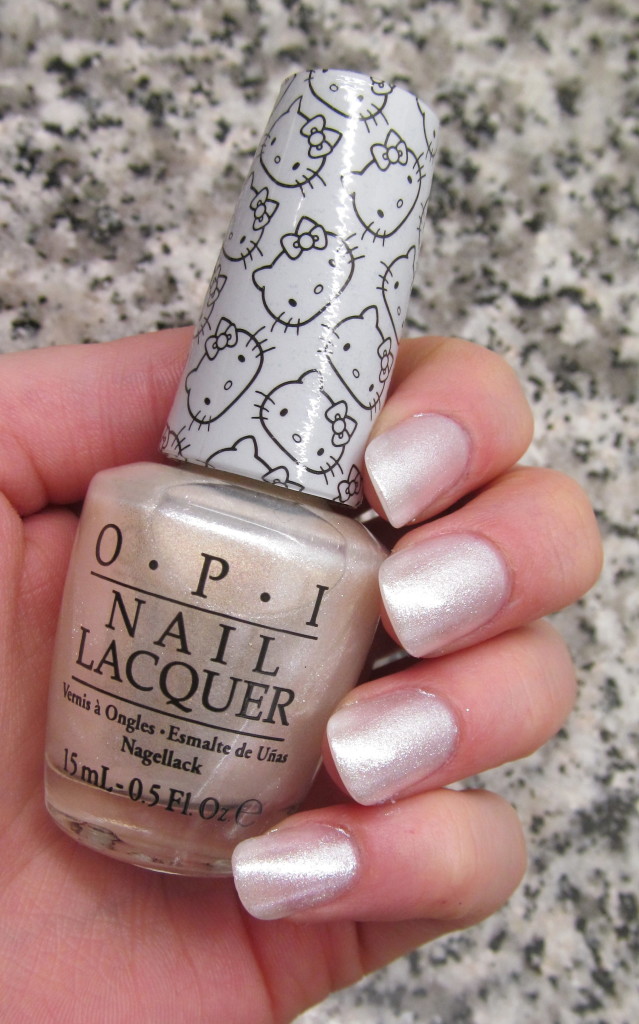 opi helly kitty, opi hello kitty collection, hello kitty nail polish, opi hello kitty review, opi hello kitty swatches, hello kitty swatches, opi kitty white, opi kitty white swatch, kitty white nail polish, kitty white swatch, frosted white nail polish