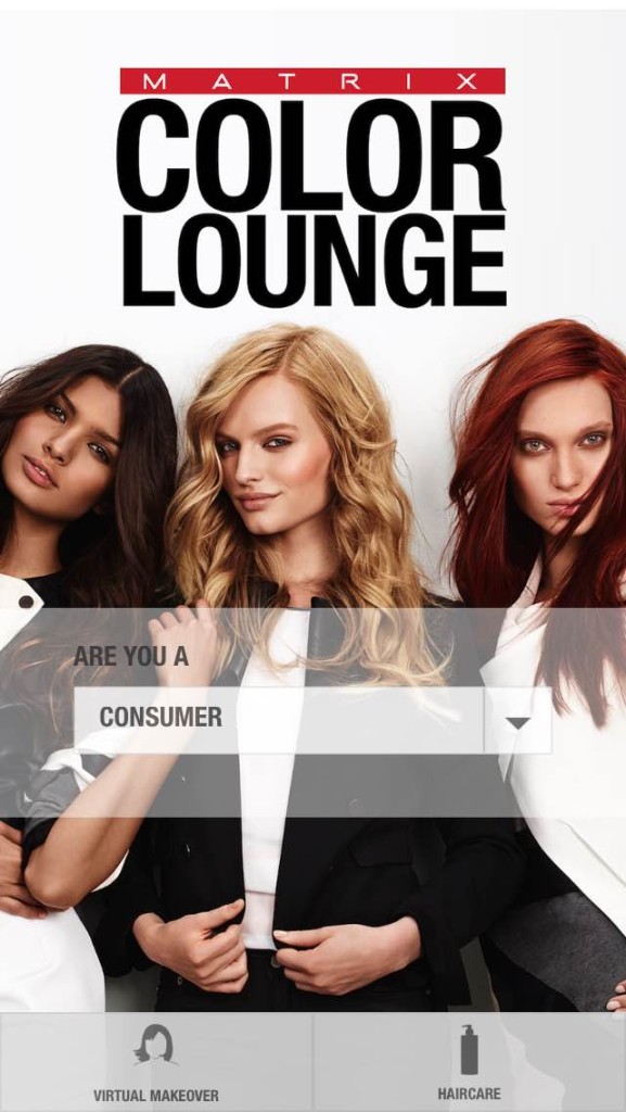 matrix color lounge, matrix color lounge app, app to try on hair color, see what hair color looks like, what hair color should i try, matrix hair color, hair color trial