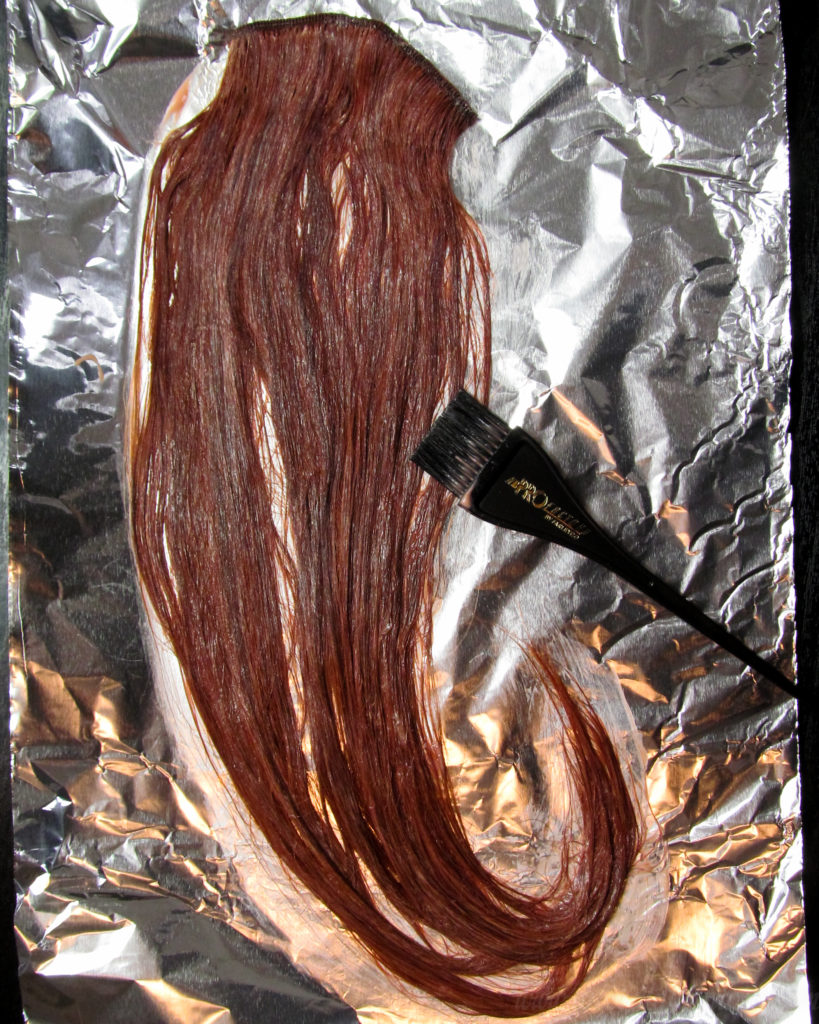 how to dye hair extensions