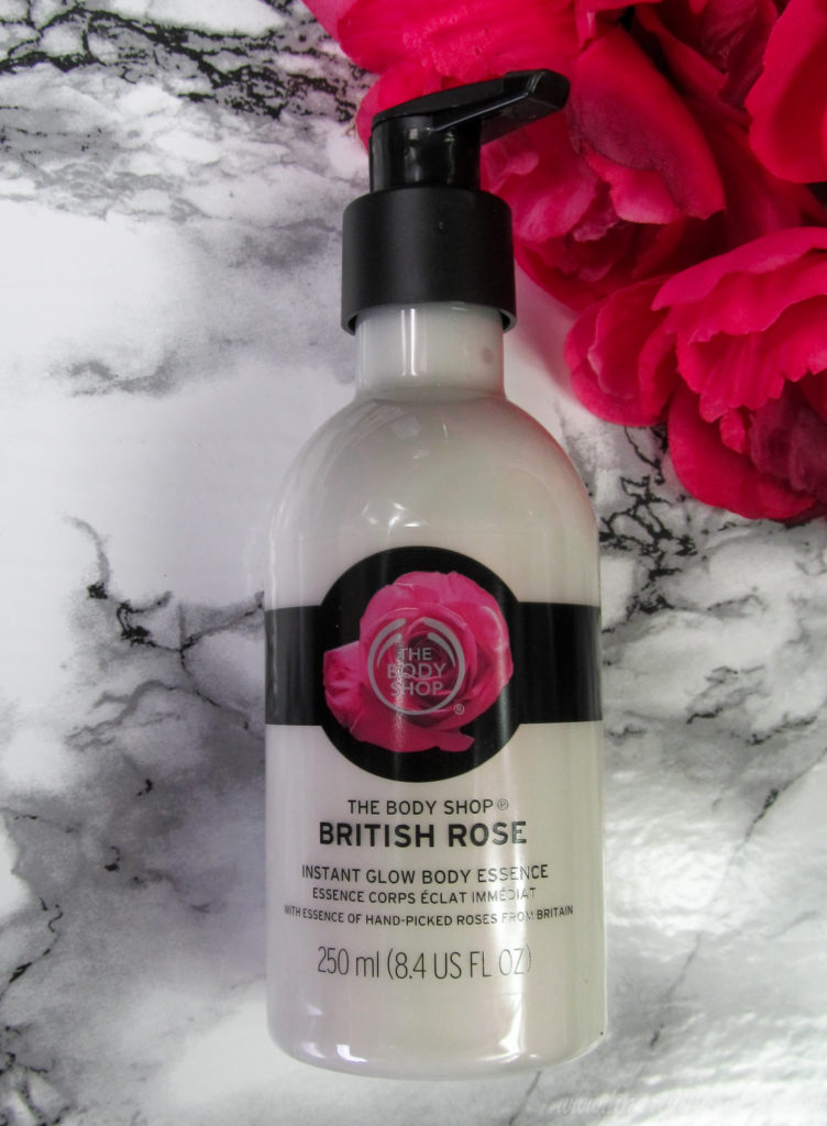 The Body Shop BRITISH ROSE INSTANT GLOW BODY ESSENCE