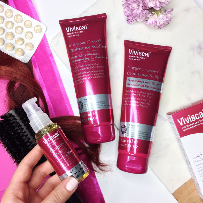 viviscal gorgeous growth densifying range, viviscal shampoo, viviscal conditioner, viviscal elixir, does viviscal work, how to use viviscal, hair growth supplements, how to get thicker hair, how to get fuller hair, solutions for thin hair, supplements for healthy hair, viviscal review
